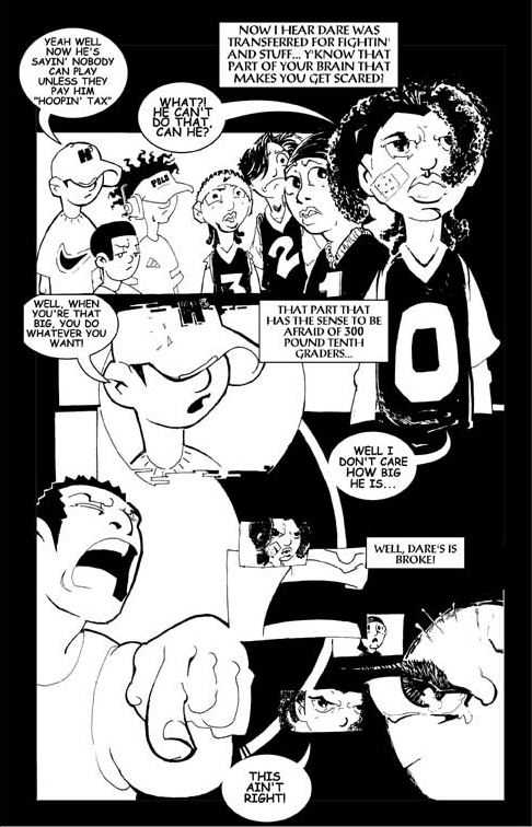 this page is from "@ the playground" , a back up story in the Champion of Children Aferschool special #1